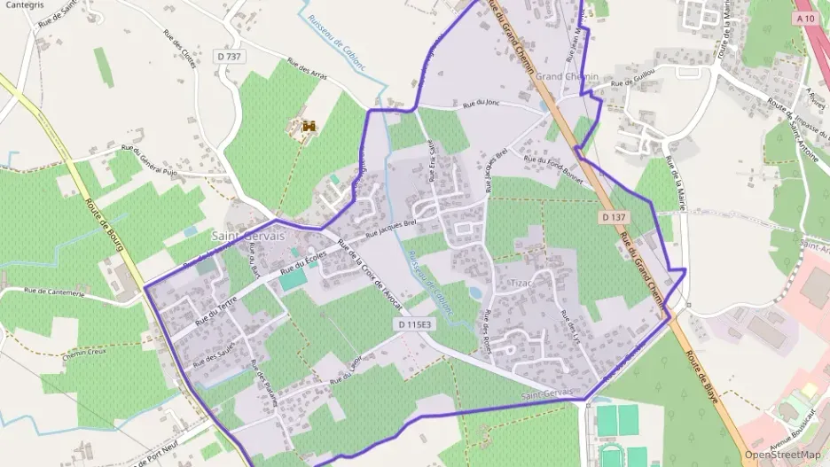 Maison 80 m² quatre pièces à vendre à Saint-Gervais