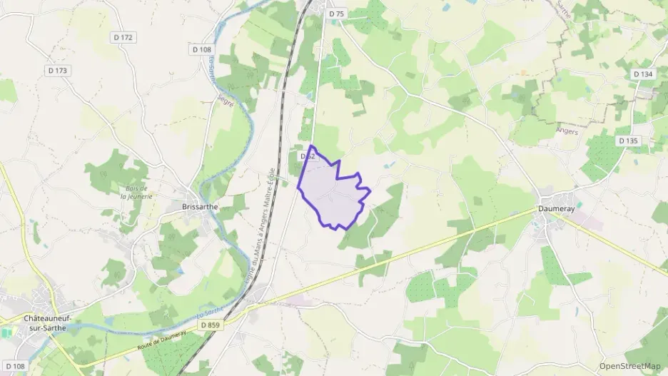 Maison 94 m² cinq pièces à vendre à Morannes sur Sarthe-Daumeray