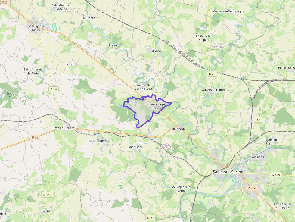 Maison 70 m² quatre pièces à vendre à Saint-Loup-du-Dorat