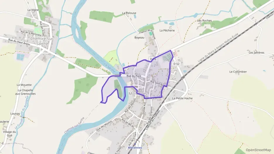 Maison 50 m² deux pieces à vendre à Morannes sur Sarthe-Daumeray Maison 50 m² deux pieces à vendre à Morannes sur Sarthe-Daumeray