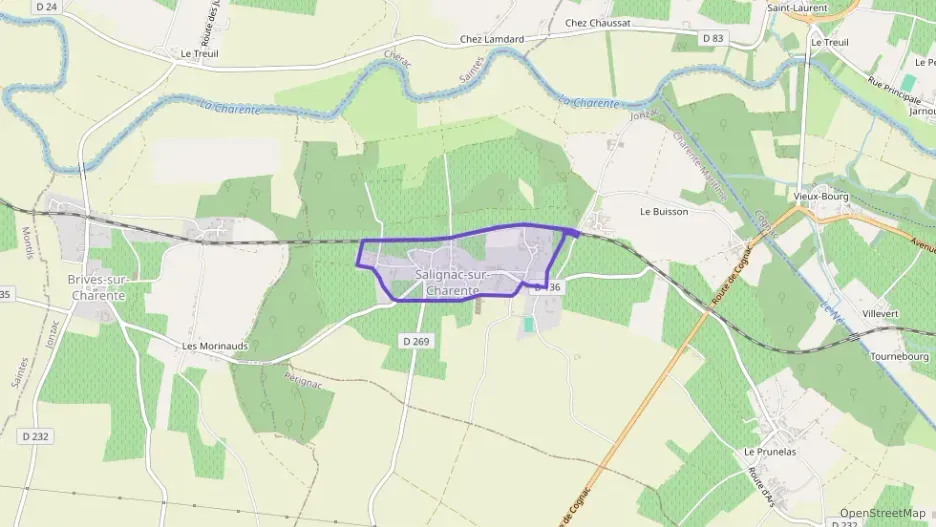 Maison 175 m² six pièces à vendre à Salignac-sur-Charente