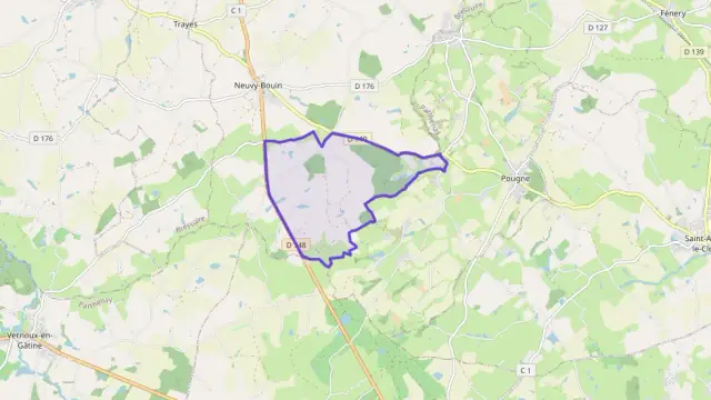 Maison 90 m² quatre pièces à vendre à Neuvy-Bouin