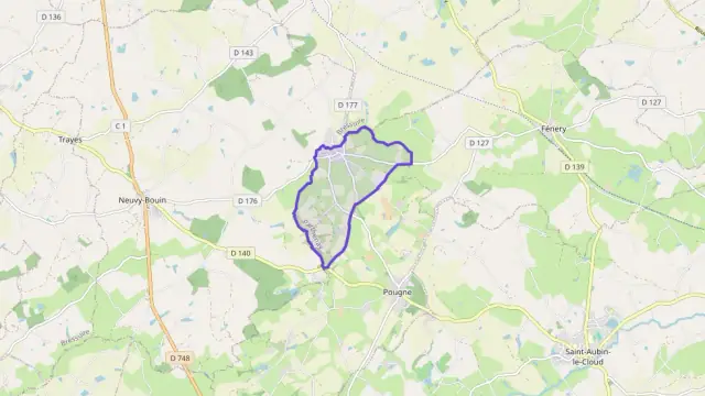 Maison 90 m² quatre pièces à vendre à Pougne-Hérisson