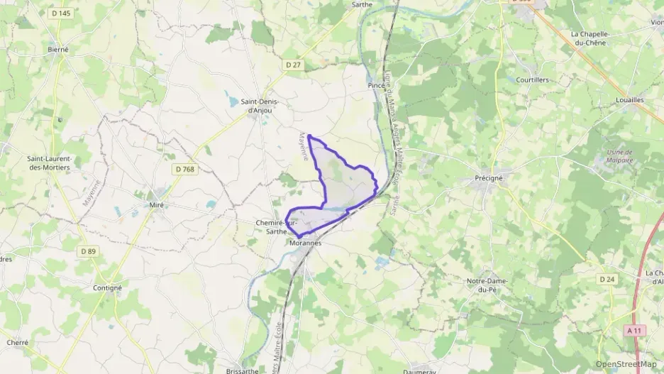 Maison 64 m² trois pièces à vendre à Morannes sur Sarthe-Daumeray Maison 64 m² trois pièces à vendre à Morannes sur Sarthe-Daumeray