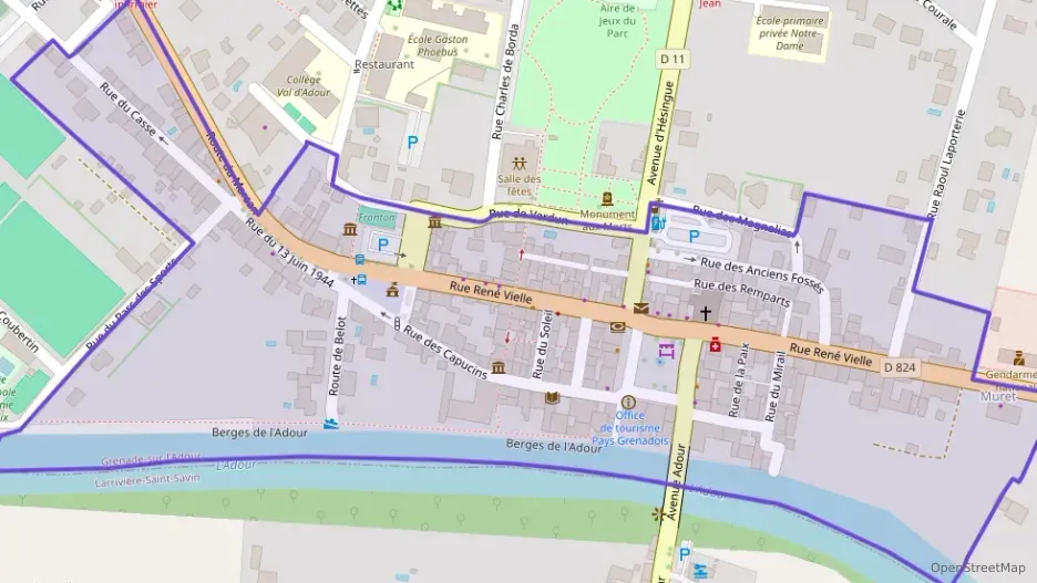 Maison 90 m² quatre pièces à vendre à Grenade-sur-l`Adour Maison 90 m² quatre pièces à vendre à Grenade-sur-l`Adour