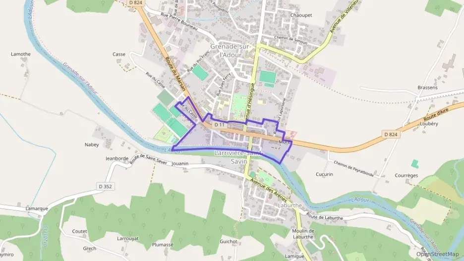 Maison 90 m² quatre pièces à vendre à Grenade-sur-l`Adour Maison 90 m² quatre pièces à vendre à Grenade-sur-l`Adour