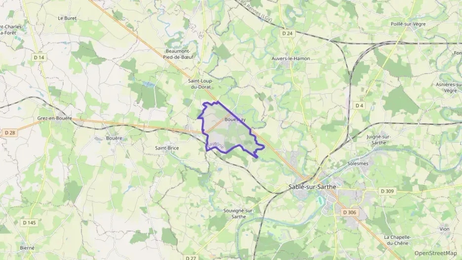 Maison 112 m² quatre pièces à vendre à Bouessay