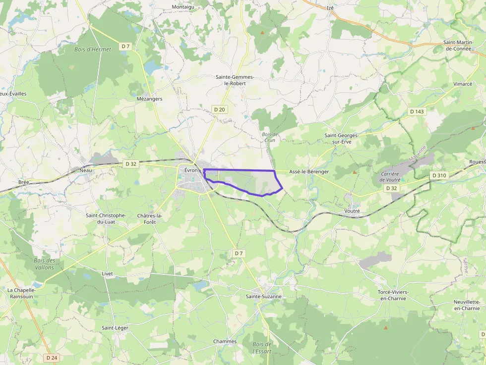 Maison 75 m² quatre pièces à vendre à Évron