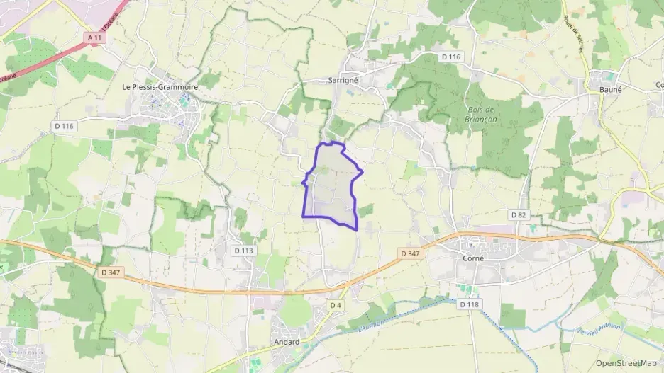 Maison 152 m² cinq pièces à vendre à Loire-Authion