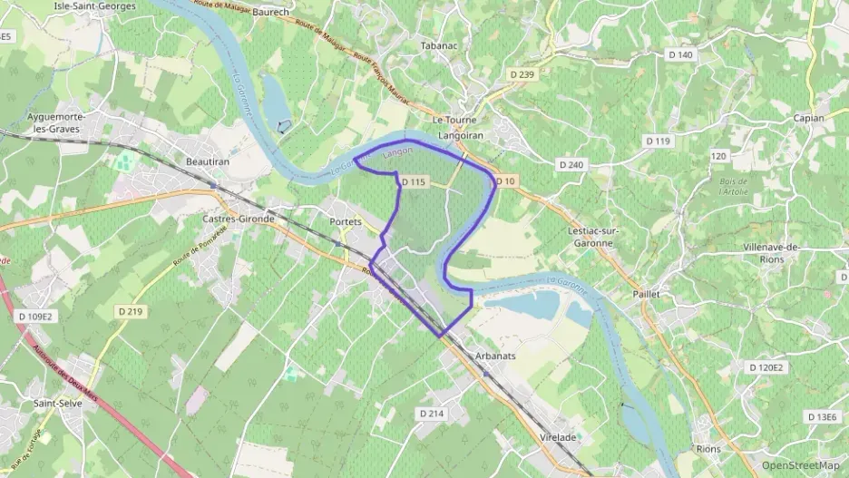 Maison 80 m² quatre pièces à vendre à Portets