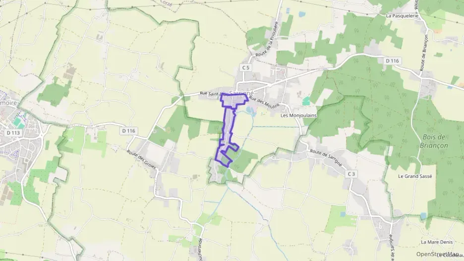 Maison 136 m² quatre pièces à vendre à Sarrigné