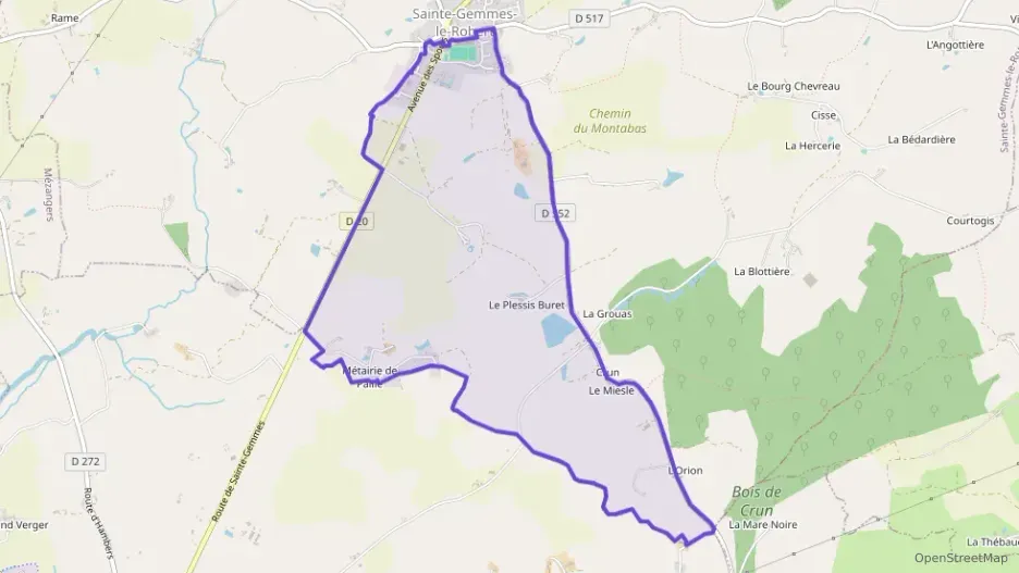 Maison 76 m² quatre pièces à vendre à Sainte-Gemmes-le-Robert