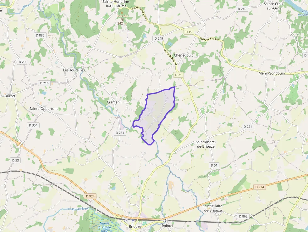 Maison 55 m² trois pièces à vendre à Craménil