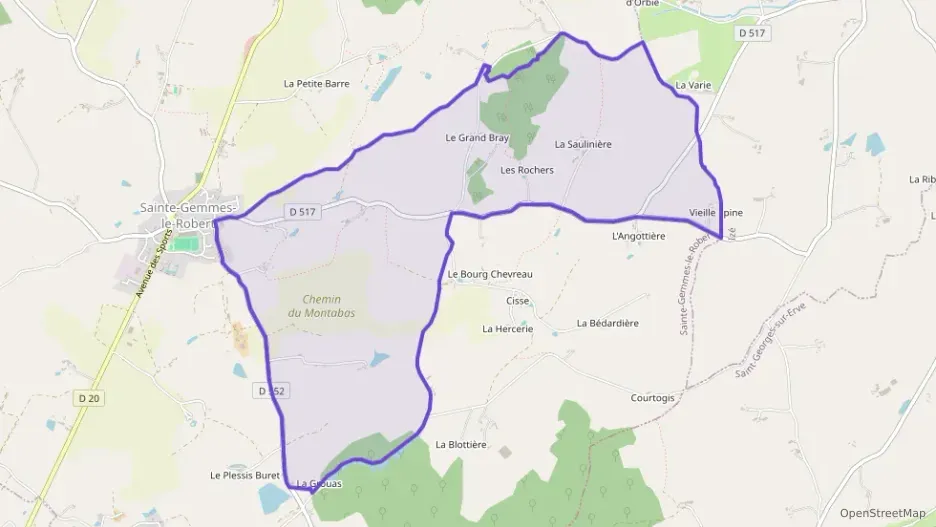 Maison 236 m² quatre pièces à vendre à Sainte-Gemmes-le-Robert Maison 236 m² quatre pièces à vendre à Sainte-Gemmes-le-Robert