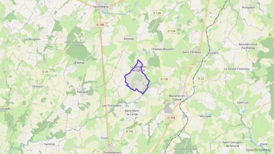 Maison 70 m² trois pièces à vendre à La Boissière-en-Gâtine