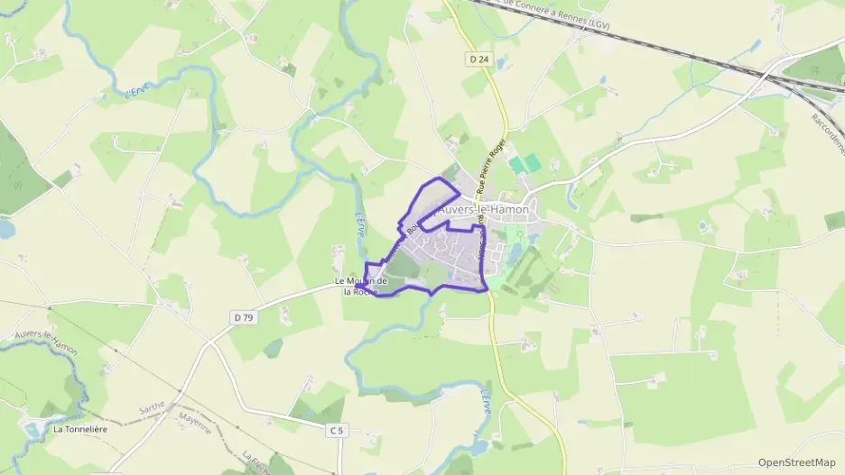 Maison 78 m² quatre pièces à vendre à Auvers-le-Hamon