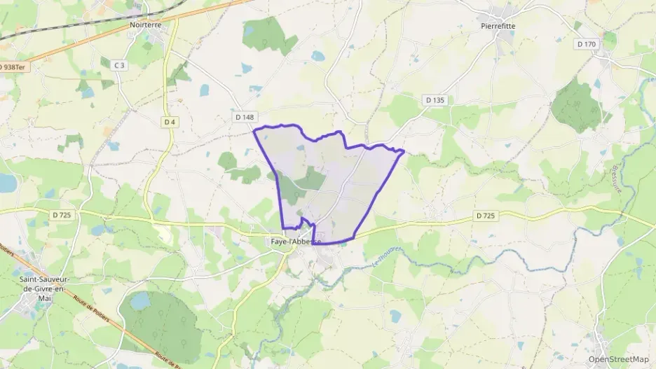 Maison 91 m² quatre pièces à vendre à Faye-l`Abbesse