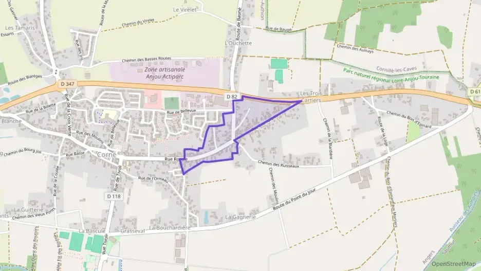 Maison 120 m² trois pièces à vendre à Loire-Authion