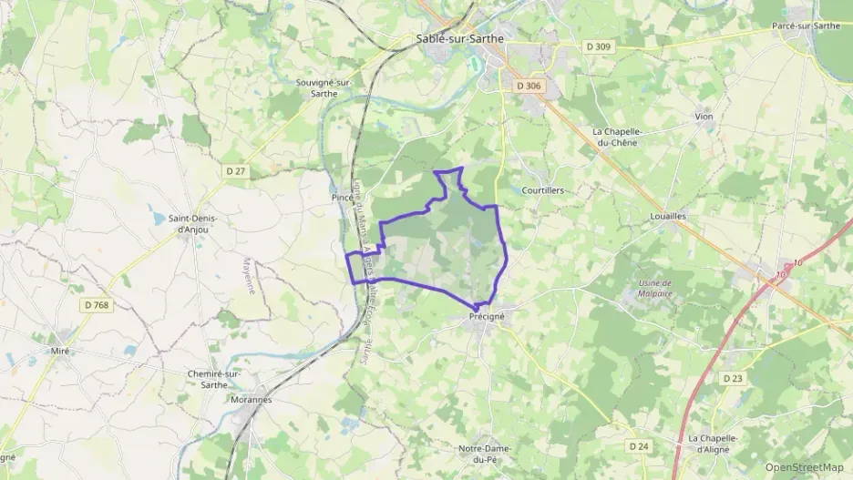 Maison 69 m² trois pièces à vendre à Précigné