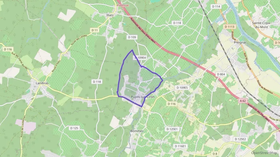 Maison 51 m² deux pieces à vendre à Pujols-sur-Ciron