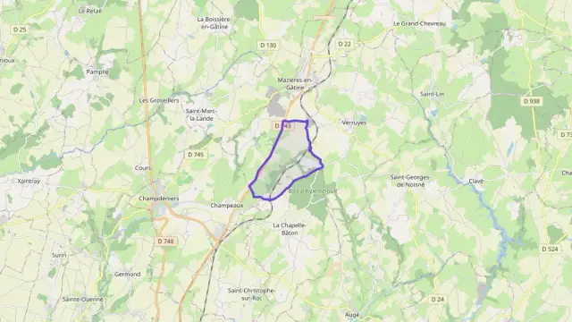 Maison 114 m² trois pièces à vendre à Mazières-en-Gâtine