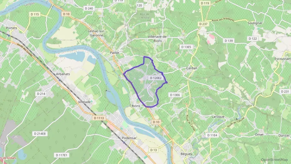 Maison 123 m² cinq pièces à vendre à Rions