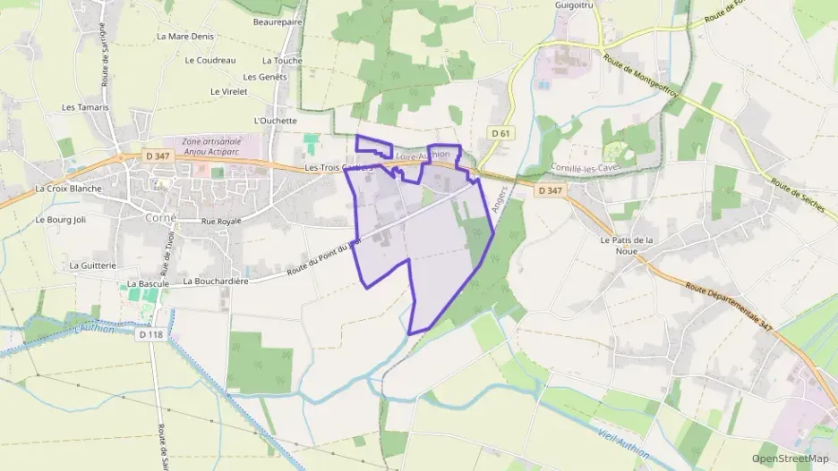 Maison 137 m² trois pièces à vendre à Loire-Authion