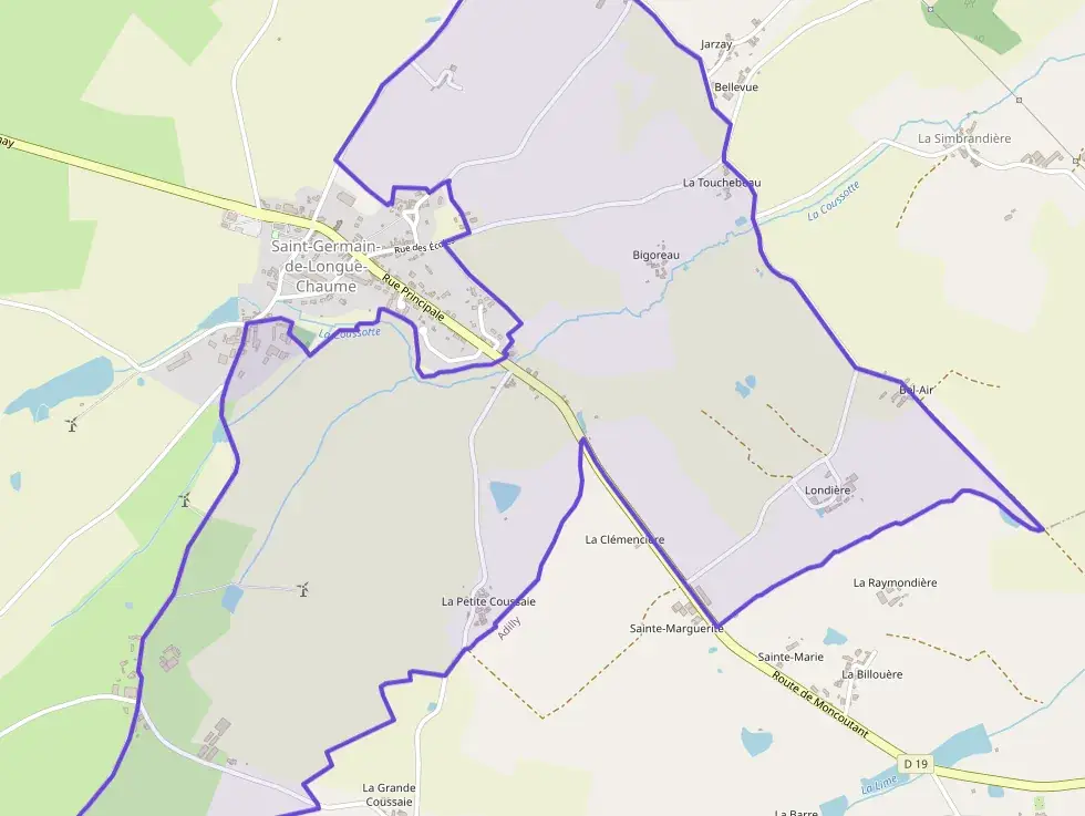 Maison 100 m² trois pièces à vendre à Saint-Germain-de-Longue-Chaume