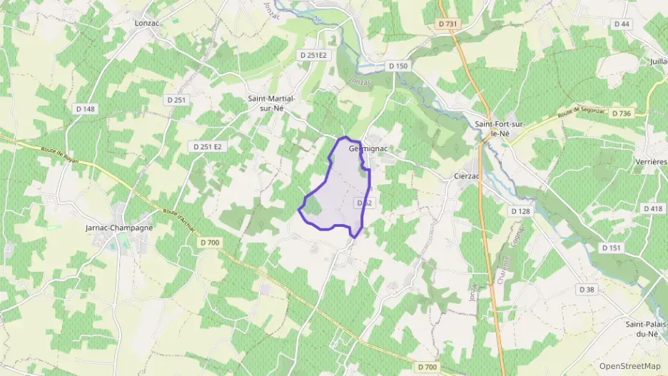 Maison 89 m² quatre pièces à vendre à Germignac