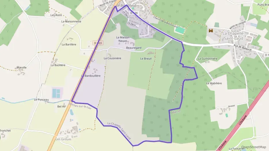 Maison 91 m² cinq pièces à vendre à La Chapelle-Saint-Laud Maison 91 m² cinq pièces à vendre à La Chapelle-Saint-Laud