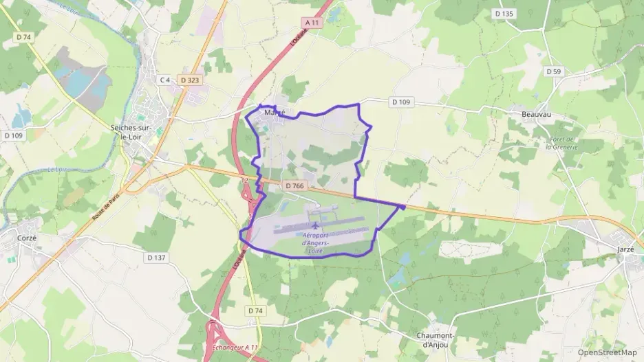 Maison 95 m² cinq pièces à vendre à Marcé