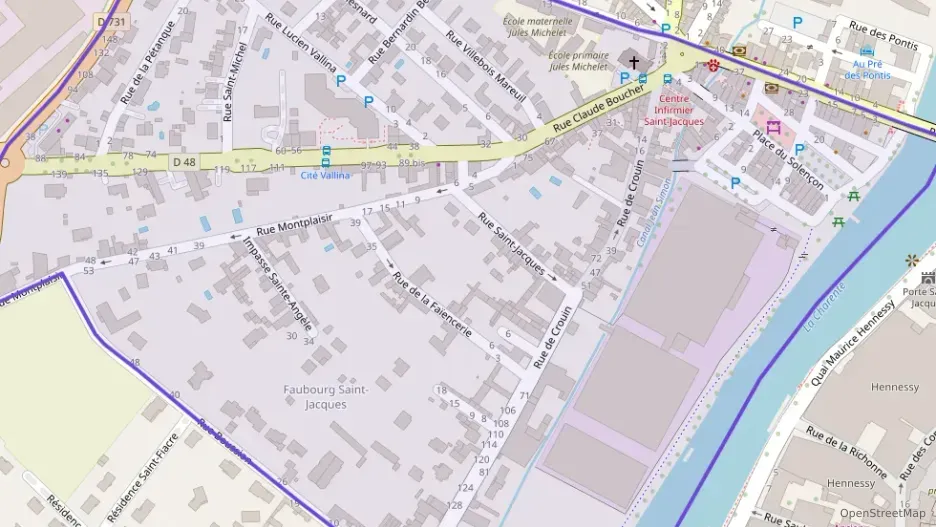 Maison 59 m² quatre pièces à vendre à Cognac