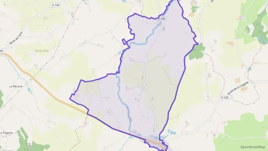 Maison 95 m² trois pièces à vendre à Izé