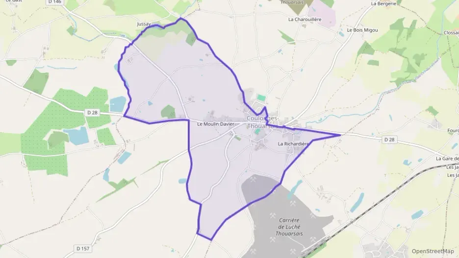 Maison 87 m² quatre pièces à vendre à Coulonges-Thouarsais