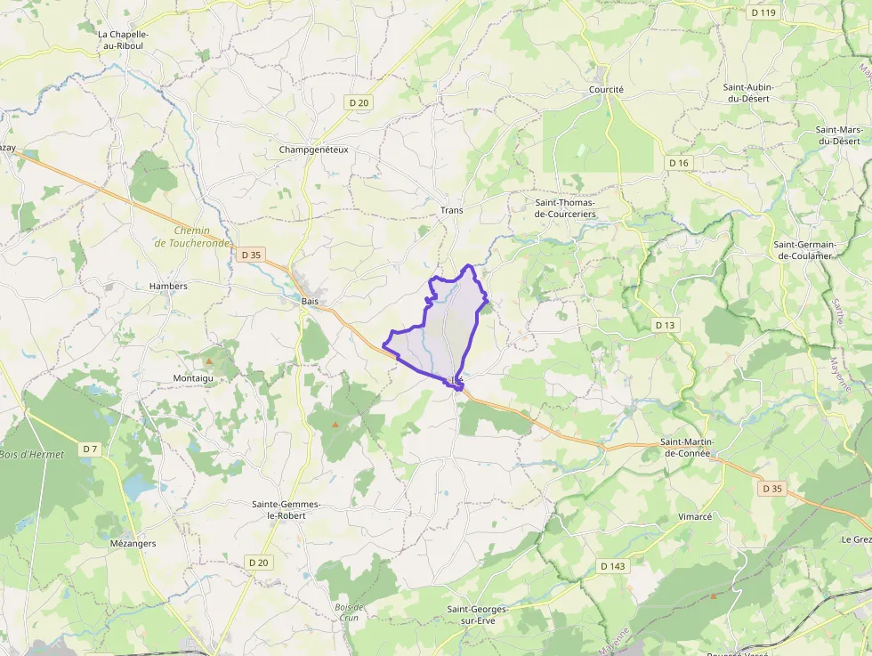 Maison 68 m² trois pièces à vendre à Izé