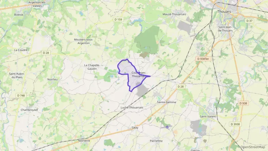 Maison 90 m² quatre pièces à vendre à Coulonges-Thouarsais