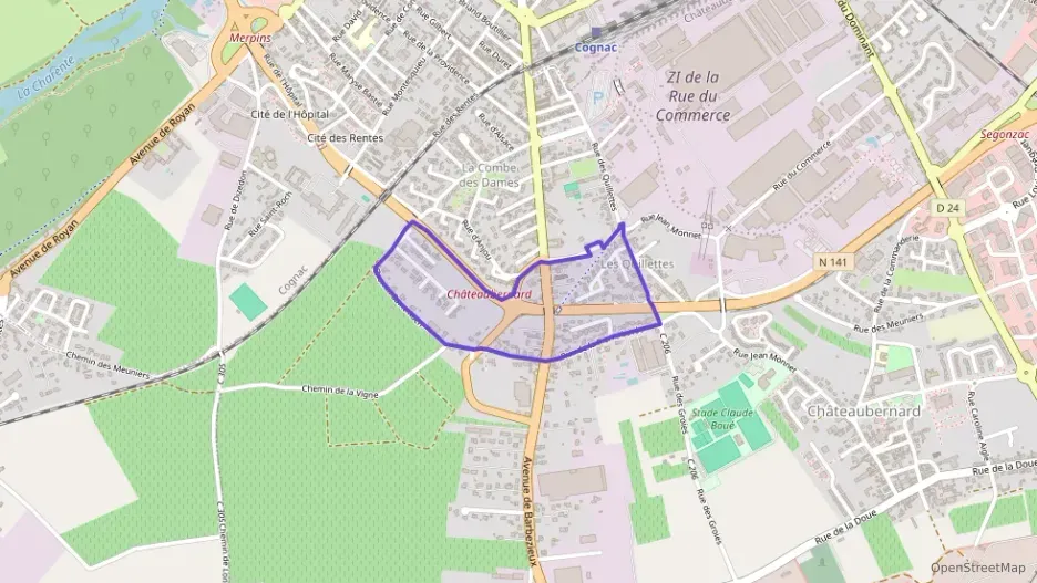 Maison 88 m² quatre pièces à vendre à Châteaubernard Maison 88 m² quatre pièces à vendre à Châteaubernard