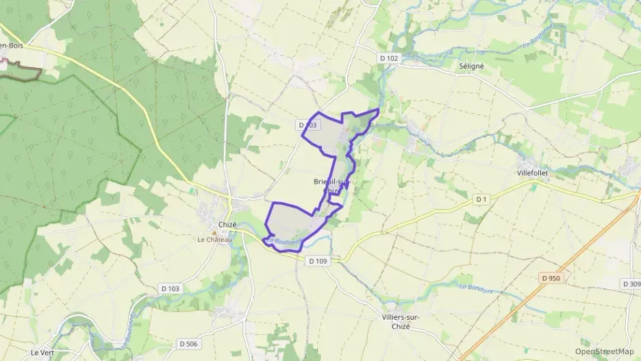 Maison 101 m² quatre pièces à vendre à Brieuil-sur-Chizé Maison 101 m² quatre pièces à vendre à Brieuil-sur-Chizé