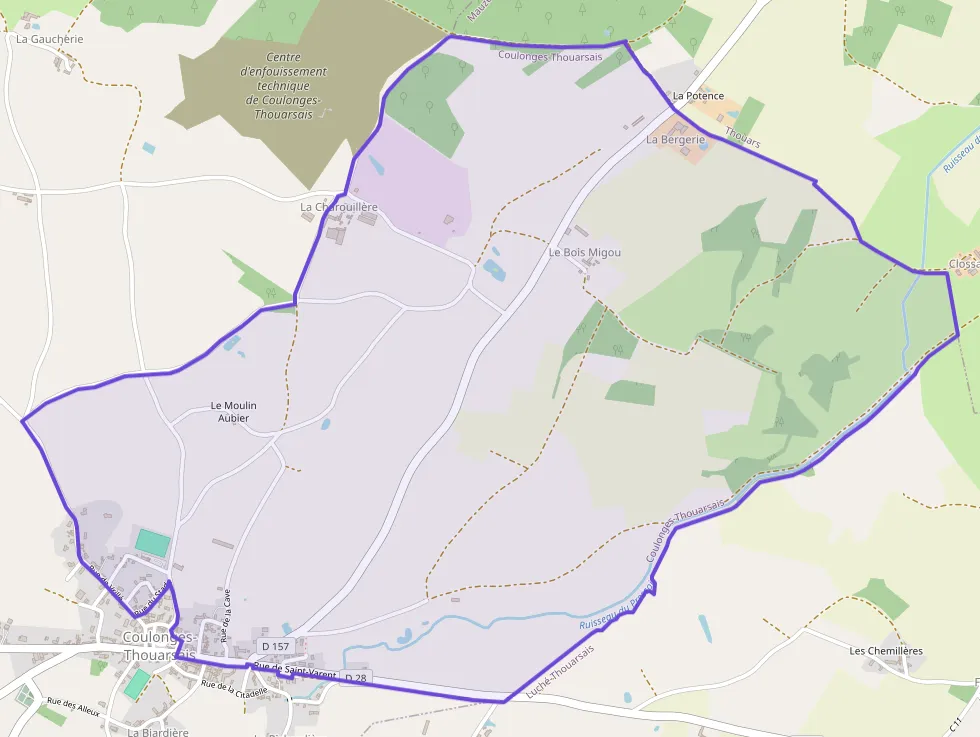 Maison 96 m² quatre pièces à vendre à Coulonges-Thouarsais