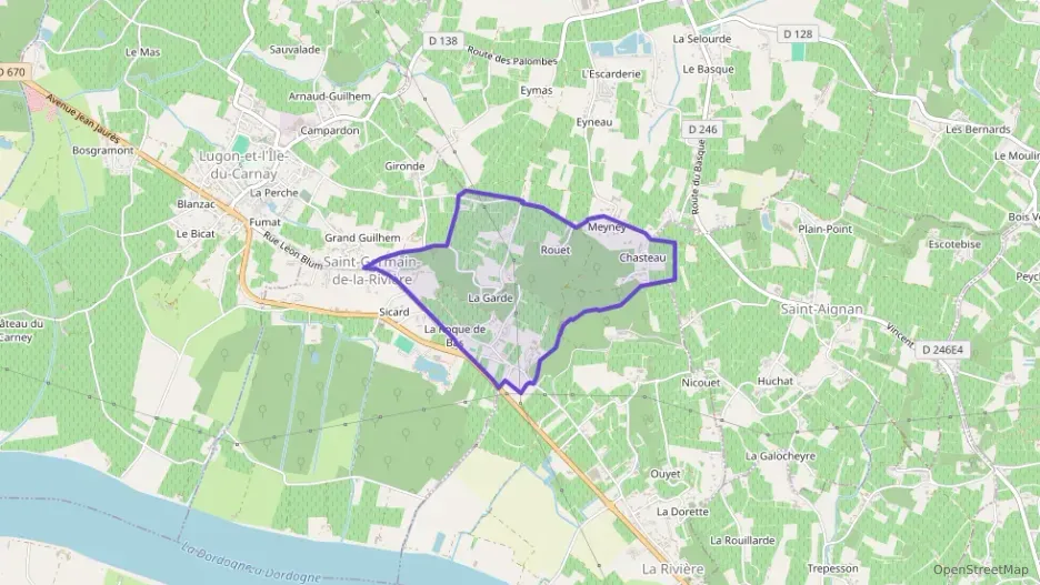 Maison 114 m² quatre pièces à vendre à Saint-Germain-de-la-Rivière