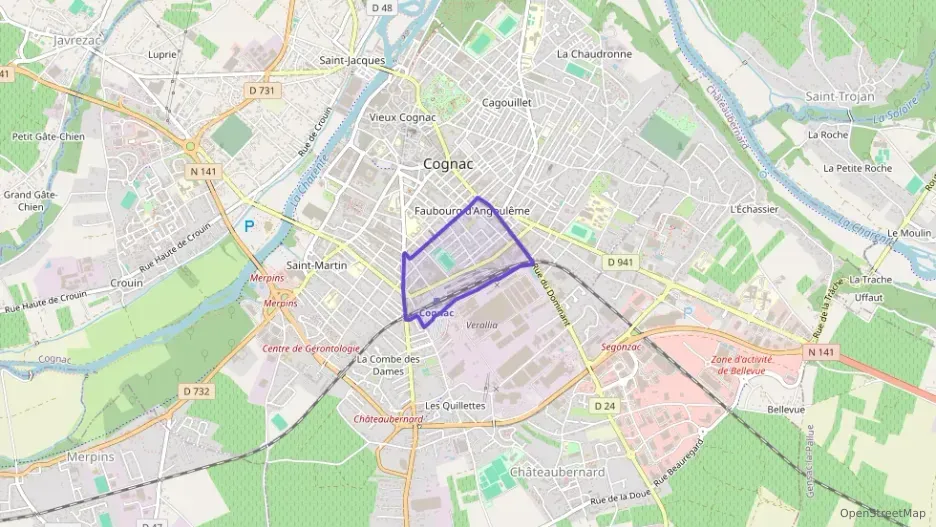 Maison 90 m² trois pièces à vendre à Cognac