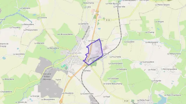 Maison 87 m² quatre pièces à vendre à Mazières-en-Gâtine