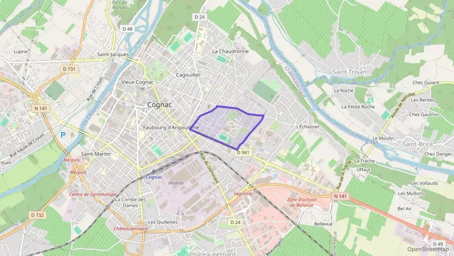 Maison 82 m² trois pièces à vendre à Cognac