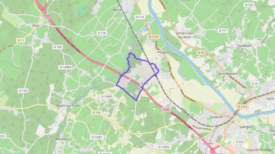 Maison 80 m² quatre pièces à vendre à Preignac