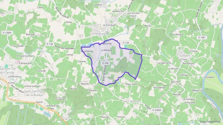 Maison 120 m² quatre pièces à vendre à Villegouge