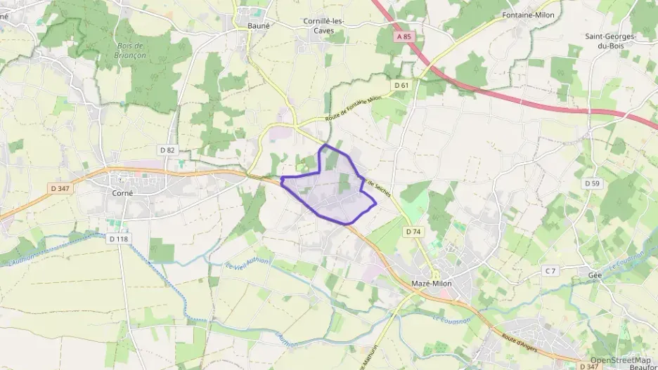 Maison 138 m² six pièces à vendre à Mazé-Milon Maison 138 m² six pièces à vendre à Mazé-Milon