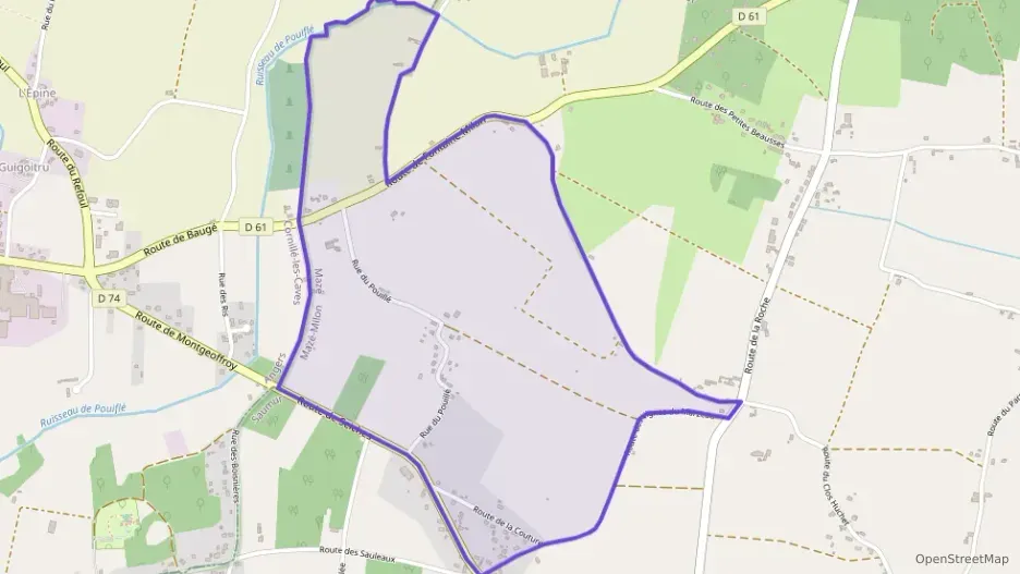 Maison 106 m² quatre pièces à vendre à Mazé-Milon