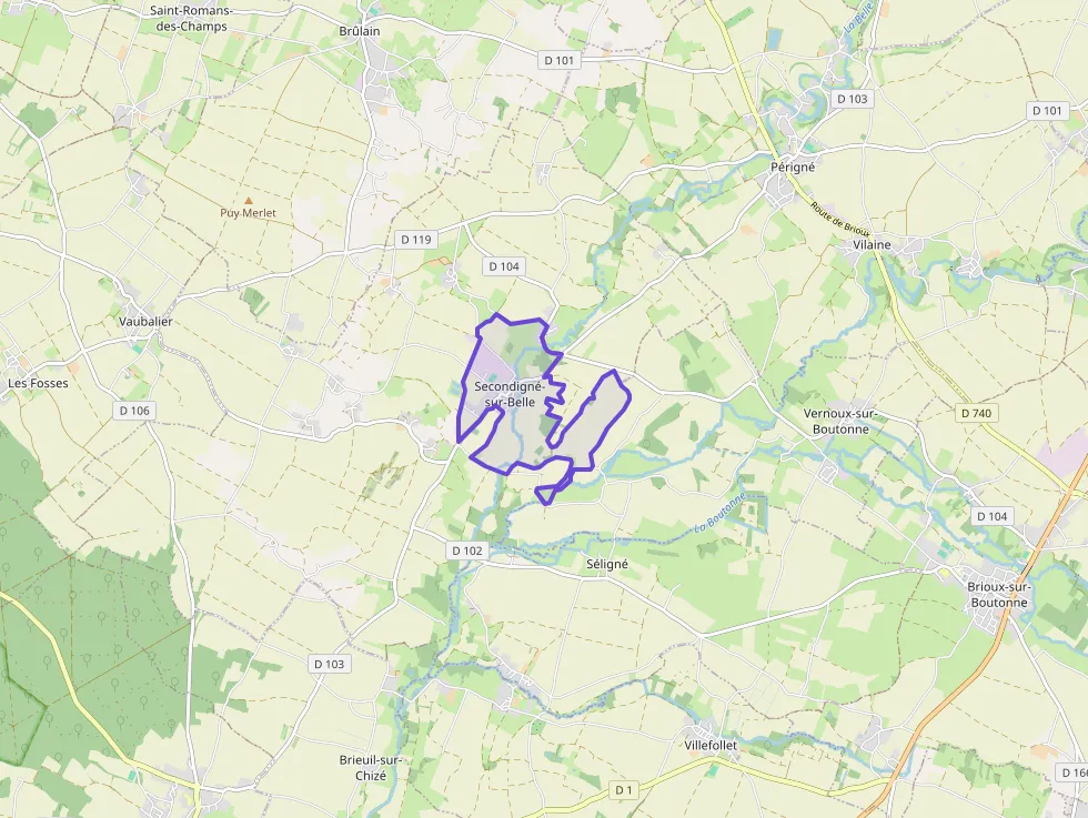 Maison 135 m² 5 pièces à vendre à Secondigné-sur-Belle