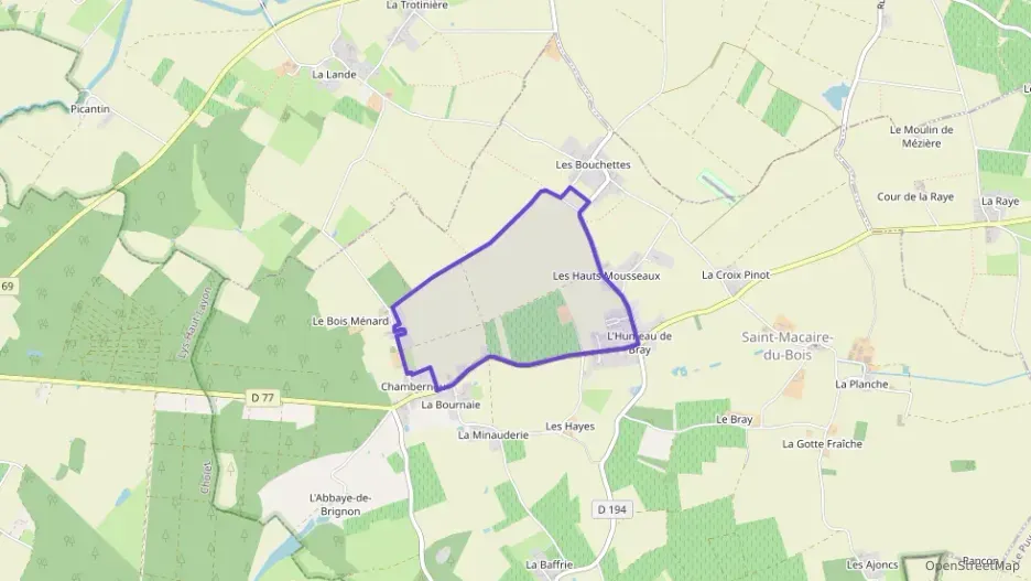 Maison 95 m² quatre pièces à vendre à Saint-Macaire-du-Bois