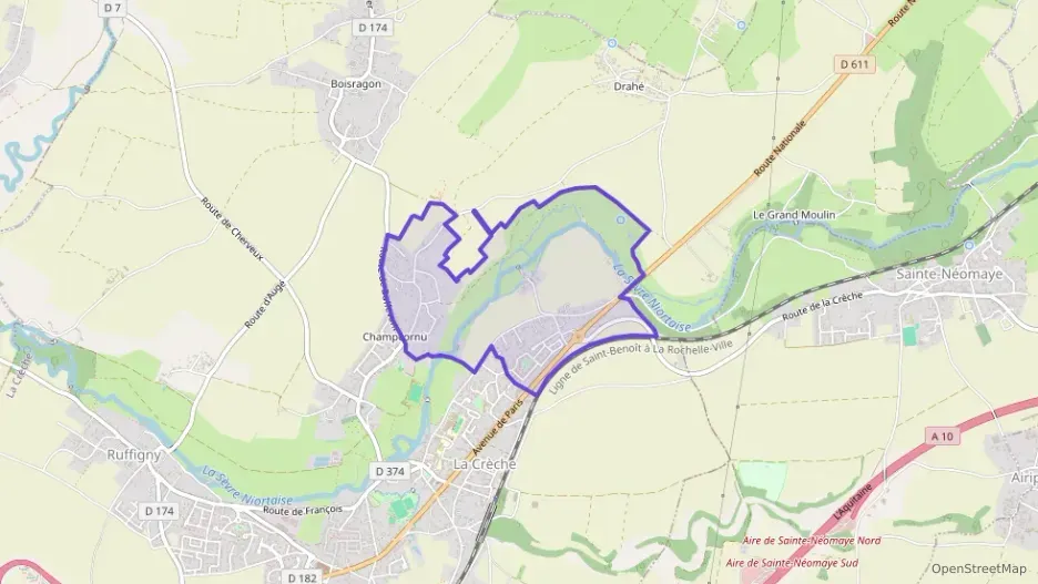 Maison 92 m² quatre pièces à vendre à La Crèche Maison 92 m² quatre pièces à vendre à La Crèche